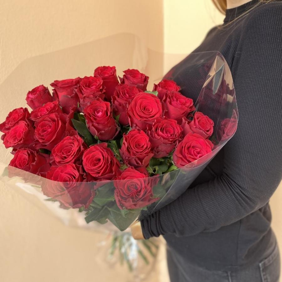 Эквадорские красные роза 50 см